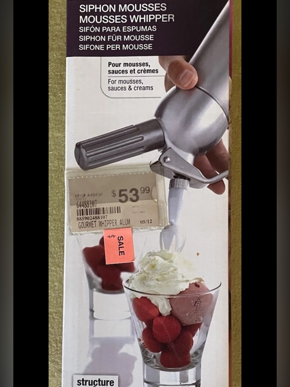 Gourmet Aluminum Whipper - Silver